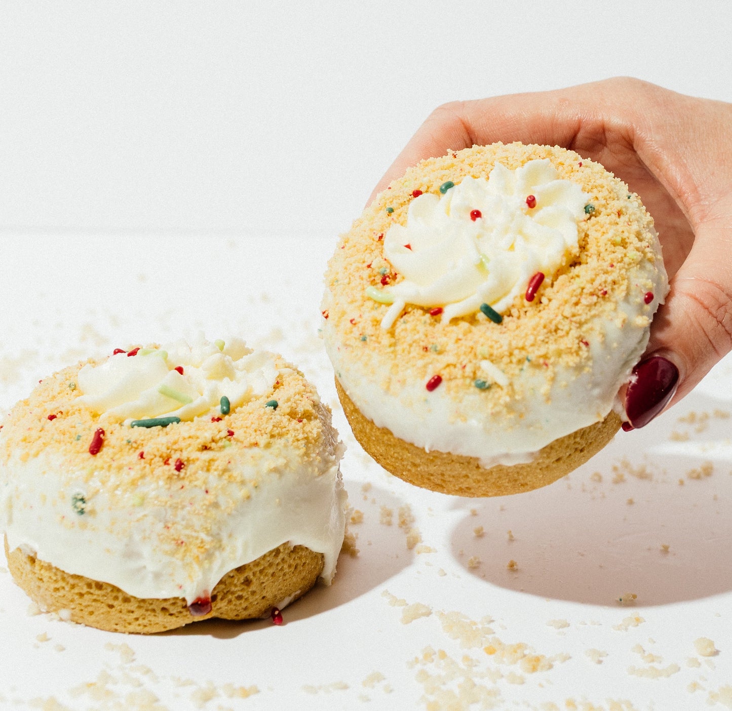 1 Christmas sugar cookie protein donut (PICK UP ONLY)