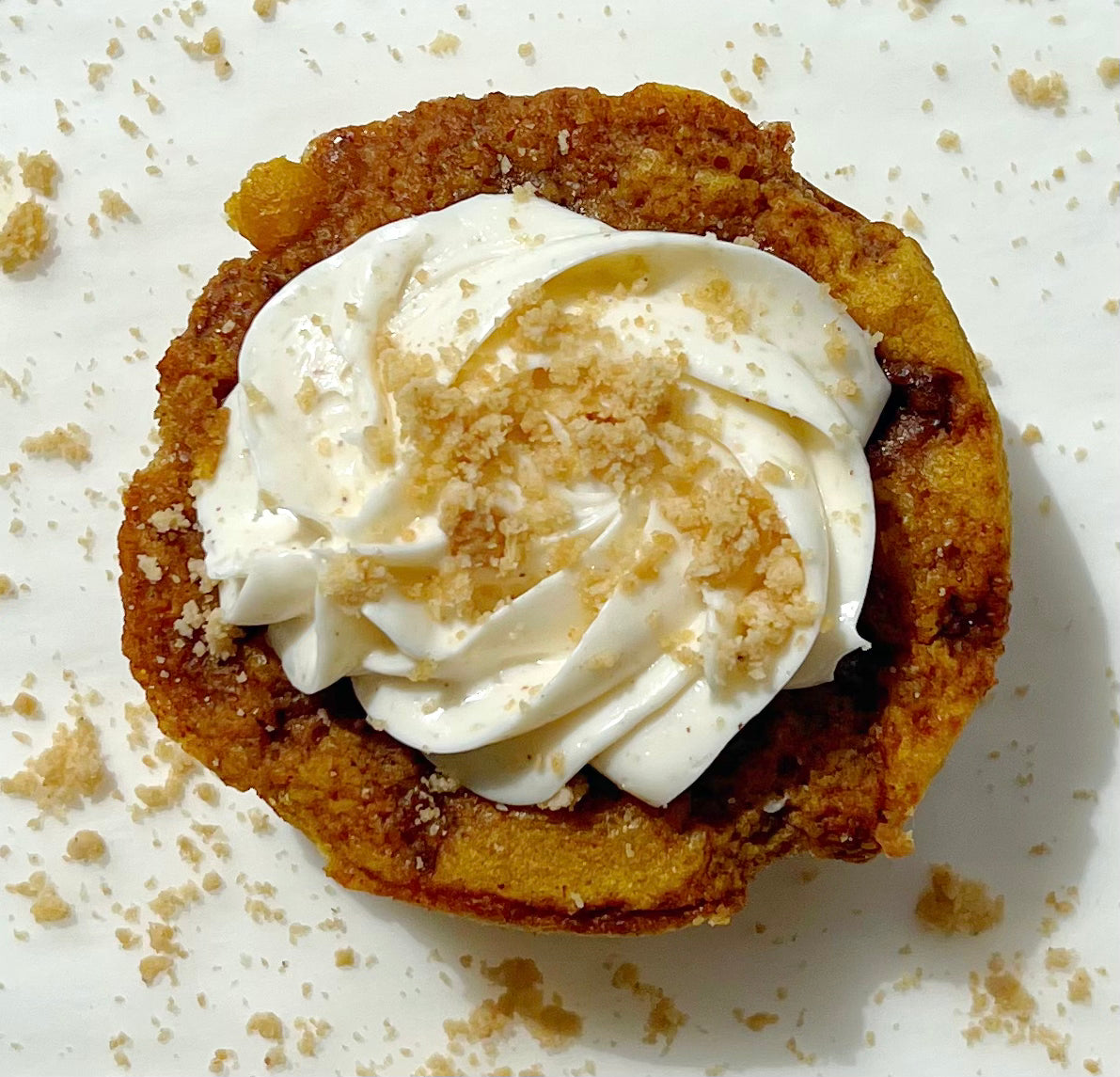 1 Pumpkin cinnamon roll protein donut