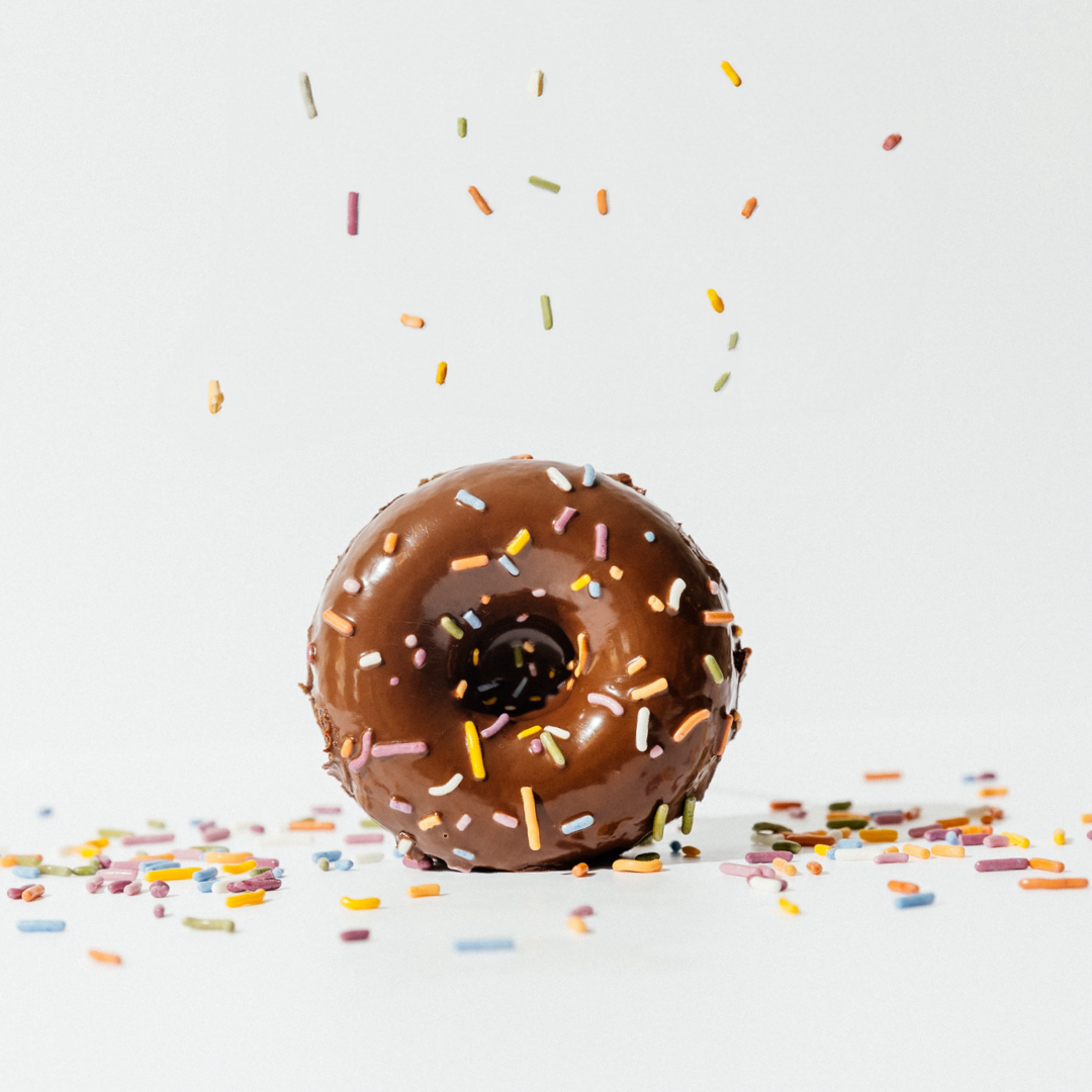 1 Chocolate sprinkle protein donut