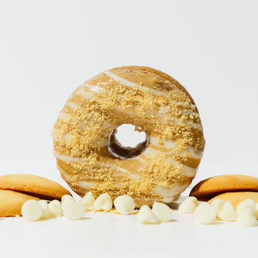 1 peanut butter white chocolate protein donut