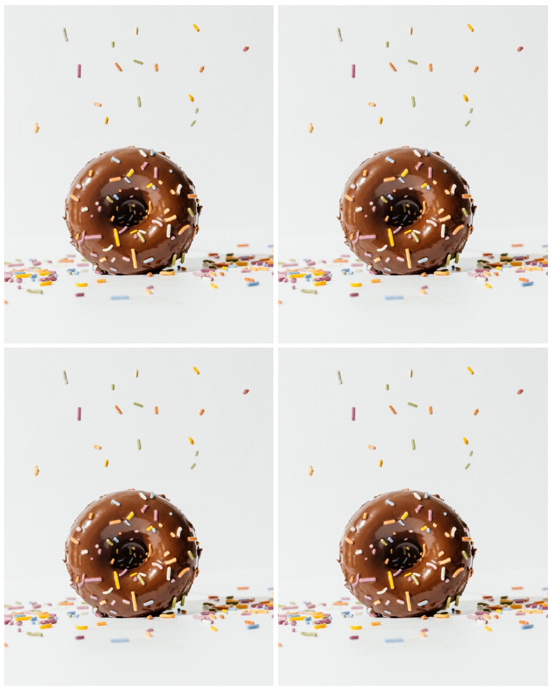Chocolate sprinkle protein donut 4 pack *new shipping donut*
