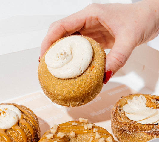 Carrot cake protein donut