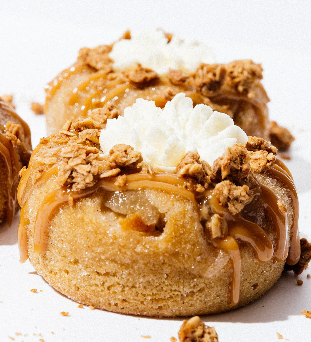 1 Maple caramel apple protein donut