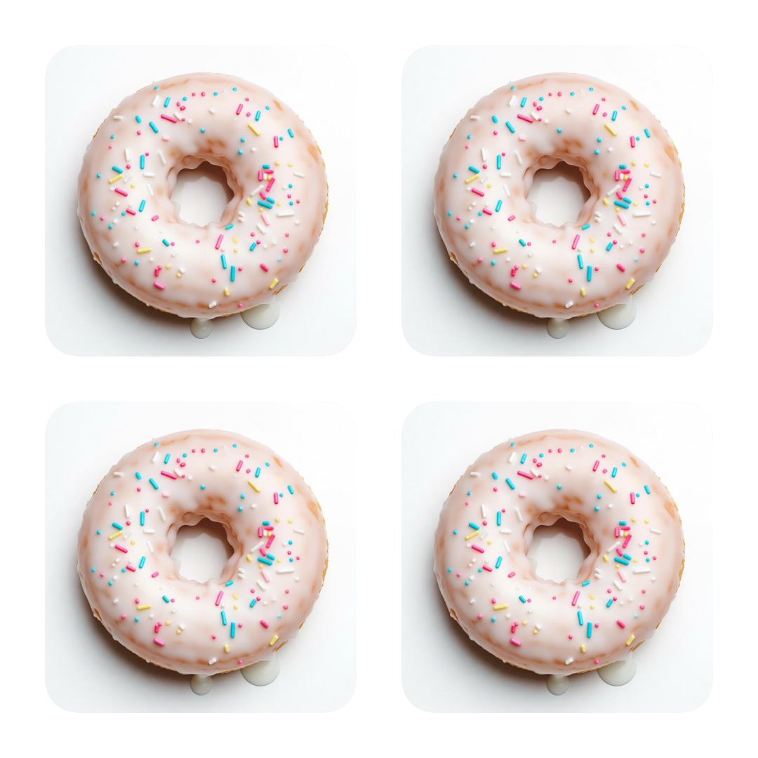 Birthday cake protein donut 4 pack *new shipping donut*