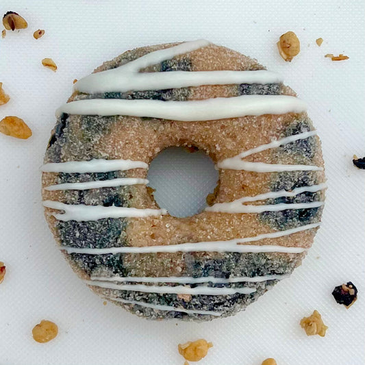 2 Blueberry protein donuts
